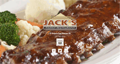 Desktop Screenshot of jacksfamilyrestaurant.ca
